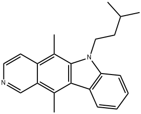 55042-53-0 5,11-Dimethyl-6-(3-methylbutyl)-6H-pyrido(4,3-b)carbazole