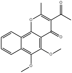 55044-16-1 3-Acetyl-5,6-dimethoxy-2-methyl-4H-naphtho[1,2-b]pyran-4-one