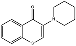 3-(1-Piperidinyl)-4H-1-benzothiopyran-4-one,55044-91-2,结构式