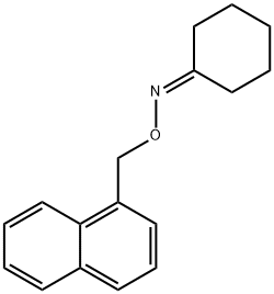 シクロヘキサノンO-(1-ナフチルメチル)オキシム 化学構造式