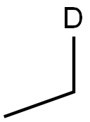 乙烷-D1, 5505-49-7, 结构式