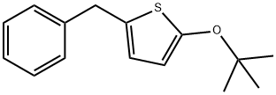 2-(1,1-Dimethylethoxy)-5-(phenylmethyl)thiophene Structure