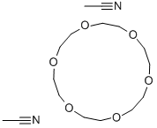 18-Crown-6 acetonitrile complex Structure