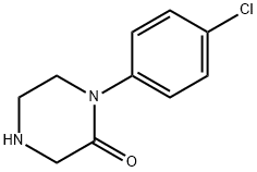 1-(4-氯苯基)哌嗪-2-酮, 55083-85-7, 结构式