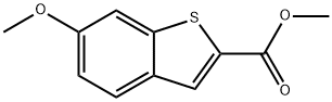 6-METHOXY-BENZO[B]THIOPHENE-2-CARBOXYLIC ACID METHYL ESTER 化学構造式