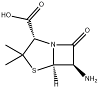 6-氨基青霉烷酸,551-16-6,结构式