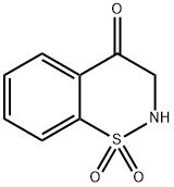 2H-Benzo[e][1,2]thiazin-4(3H)-one 1,1-dioxide Struktur