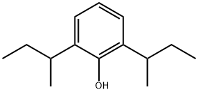 2,6-ビス(sec-ブチル)フェノール 化学構造式