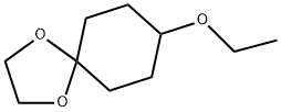 8-エトキシ-1,4-ジオキサスピロ[4.5]デカン 化学構造式