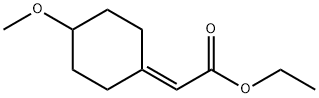 4-Methoxycyclohexylideneacetic acid ethyl ester 结构式