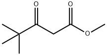 4,4-ジメチル-3-オキソ吉草酸メチル 化学構造式