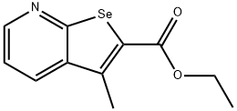 3-Methylselenolo[2,3-b]pyridine-2-carboxylic acid ethyl ester,55108-59-3,结构式