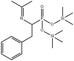 55108-69-5 [1-(Isopropylideneamino)-2-phenylethyl]phosphonic acid bis(trimethylsilyl) ester