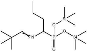 [1-[(2,2-Dimethylpropylidene)amino]butyl]phosphonic acid bis(trimethylsilyl) ester Structure