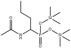 55108-83-3 [1-(Acetylamino)butyl]phosphonic acid bis(trimethylsilyl) ester