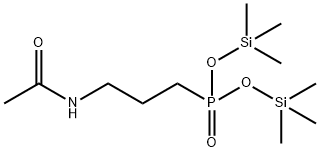 [3-(Acetylamino)propyl]phosphonic acid bis(trimethylsilyl) ester,55108-89-9,结构式