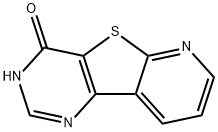 pyrido[3',2':4,5]thieno[3,2-d]pyrimidin-4(3H)-one Struktur