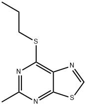 5-Methyl-7-(propylthio)thiazolo[5,4-d]pyrimidine Struktur