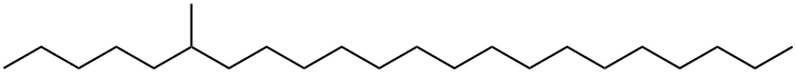 6-Methyldocosane Structure