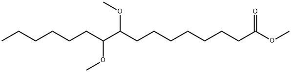 9,10-Dimethoxyhexadecanoic acid methyl ester Structure
