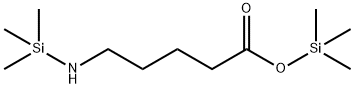 5-[(Trimethylsilyl)amino]pentanoic acid trimethylsilyl ester 结构式