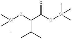 2-[(Trimethylsilyl)oxy]isovaleric acid trimethylsilyl ester Struktur