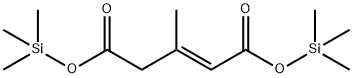 (E)-3-Methyl-2-pentenedioic acid bis(trimethylsilyl) ester,55125-08-1,结构式