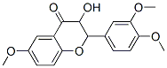 2-(3,4-Dimethoxyphenyl)-2,3-dihydro-3-hydroxy-6-methoxy-4H-1-benzopyran-4-one Structure