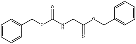 N-苄氧羰基甘氨酸苄酯, 5513-38-2, 结构式