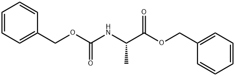 N-苄氧羰基-DL-丙氨酸苄酯,5513-39-3,结构式