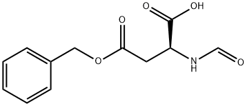N-甲酰基-L-天冬氨酸 4-苄酯, 5513-72-4, 结构式