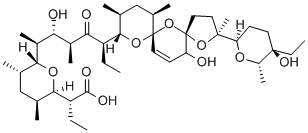 (4S)-4-メチルサリノマイシン 化学構造式