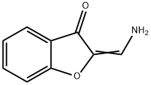 3(2H)-Benzofuranone,  2-(aminomethylene)- Structure