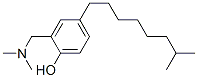 2-[(dimethylamino)methyl]-4-isononylphenol  化学構造式