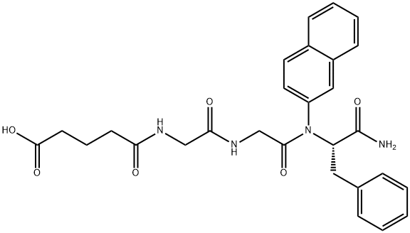 GLUTARYL-GLY-GLY-PHE-BETA-NA 结构式