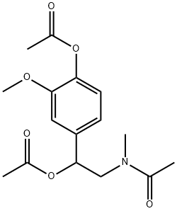 N-[2-(Acetyloxy)-2-[4-(acetyloxy)-3-methoxyphenyl]ethyl]-N-methylacetamide|