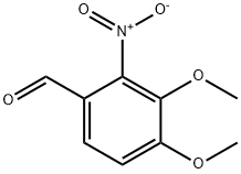 3,4-二甲氧基-2-硝基苯甲醛,55149-84-3,结构式