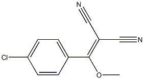 [(4-Chlorophenyl)methoxymethylene]propanedinitrile