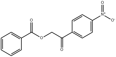 Benzoic acid 2-oxo-2-(4-nitrophenyl)ethyl ester Structure