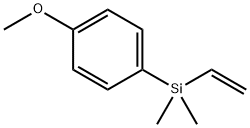 4-METHOXYPHENYL DIMETHYLVINYL SILANE Struktur