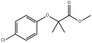 2-(4-クロロフェノキシ)-2-メチルプロパン酸メチル 化学構造式