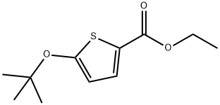 5-tert-Butoxy-2-thiophenecarboxylic acid ethyl ester Struktur