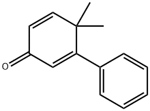 4,4-Dimethyl-3-phenyl-2,5-cyclohexadien-1-one,55162-56-6,结构式