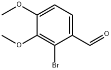 2-溴-3,4-二甲氧基苯甲醛,55171-60-3,结构式