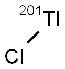 Thallous chloride-201Tl 结构式