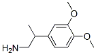 3,4-dimethoxy-beta-methylphenethylamine Struktur