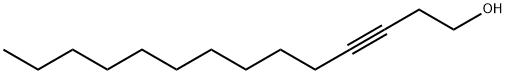 3-TETRADECYN-1-OL 化学構造式