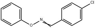 4-Chlorobenzaldehyde O-phenyl oxime,55191-14-5,结构式