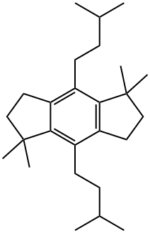1,2,3,5,6,7-Hexahydro-1,1,5,5-tetramethyl-4,8-bis(3-methylbutyl)-s-indacene,55191-26-9,结构式