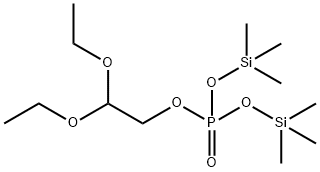 りん酸(2,2-ジエトキシエチル)ビス(トリメチルシリル) 化学構造式